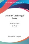 Cenni Di Glottologia Bantu