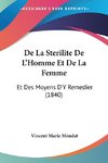 De La Sterilite De L'Homme Et De La Femme