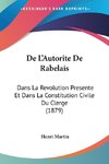 De L'Autorite De Rabelais