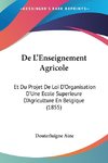 De L'Enseignement Agricole