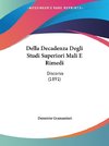 Della Decadenza Degli Studi Superiori Mali E Rimedi