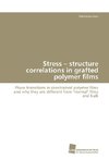 Stress - structure correlations in grafted polymer films