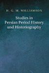 Studies in Persian Period History and Historiography