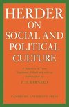 J. G. Herder on Social and Political Culture