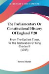 The Parliamentary Or Constitutional History Of England V20