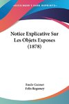 Notice Explicative Sur Les Objets Exposes (1878)