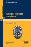 Funzioni e varietá complesse