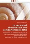 Le personnel éducatif face aux comportements-défis