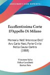 Eccellentissima Corte D'Appello Di Milano