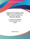 Origines Et Fondation Du Plus Ancien Eveche Du Nouveau Monde