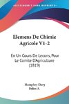 Elemens De Chimie Agricole V1-2