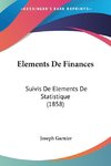 Elements De Finances