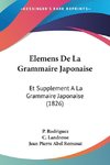 Elemens De La Grammaire Japonaise