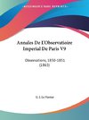 Annales De L'Observatioire Imperial De Paris V9