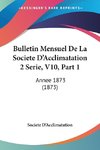 Bulletin Mensuel De La Societe D'Acclimatation 2 Serie, V10, Part 1