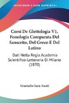 Corsi De Glottologia V1, Fonologia Comparata Del Sanscrito, Del Greco E Del Latino