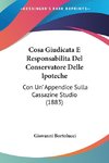 Cosa Giudicata E Responsabilita Del Conservatore Delle Ipoteche