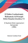 Il Diritto Costituzionale Richiamato Ai Principii Della Filosofia Giuridica V1