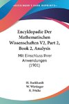 Encyklopadie Der Mathematischen Wissenschaften V2, Part 2, Book 2, Analysis