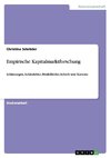 Empirische Kapitalmarktforschung