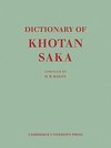 Dictionary of Khotan Saka