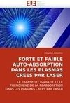 FORTE ET FAIBLE AUTO-ABSORPTION DANS LES PLASMAS CREES PAR LASER