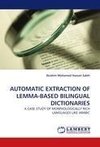 AUTOMATIC EXTRACTION OF LEMMA-BASED BILINGUAL DICTIONARIES