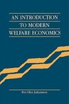 An Introduction to Modern Welfare Economics