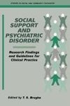 Social Support and Psychiatric Disorder