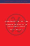 Genealogies of the Text