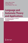 Language and Automata Theory and Applications