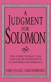 A Judgment for Solomon