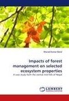 Impacts of forest management on selected ecosystem properties