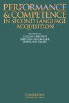 Performance and Competence in Second Language Acquisition