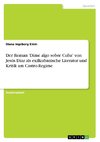 Der Roman 'Dime algo sobre Cuba' von Jesús Díaz als exilkubanische Literatur und Kritik am Castro-Regime