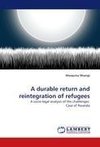 A durable return and reintegration of refugees