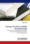 Groups of units in totally bounded rings