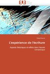 L'expérience de l'écriture