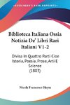 Biblioteca Italiana Ossia Notizia De' Libri Rari Italiani V1-2