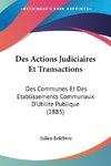 Des Actions Judiciaires Et Transactions