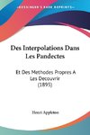 Des Interpolations Dans Les Pandectes