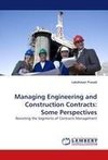 Managing Engineering and Construction Contracts: Some Perspectives