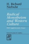 Radical Monotheism and Western Culture