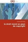 le droit moral en pays de copyright