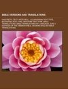 Bible versions and translations