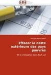 Effacer la dette extérieure des pays pauvres