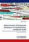 Determinants of Corporate Disclosure: A multicountry, multilevel study