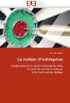 La notion d''entreprise