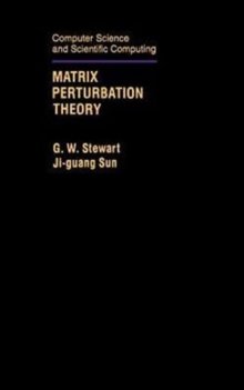 Matrix Perturbation Theory