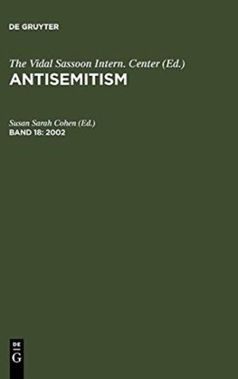 Antisemitism Volume 18 2002